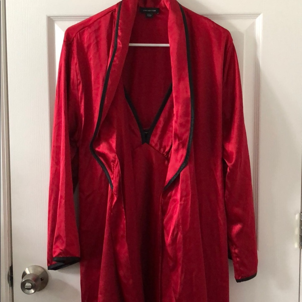 Sleepwear Robe and Nightgown Set